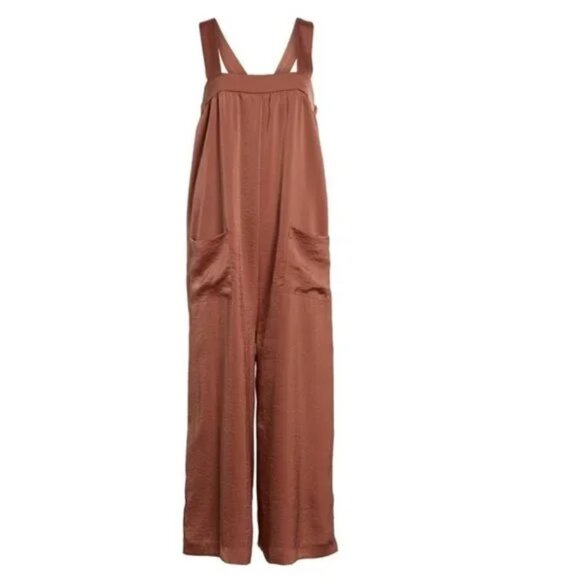 Line & Dot Ali Satin Jumpsuit - Picture 3 of 7